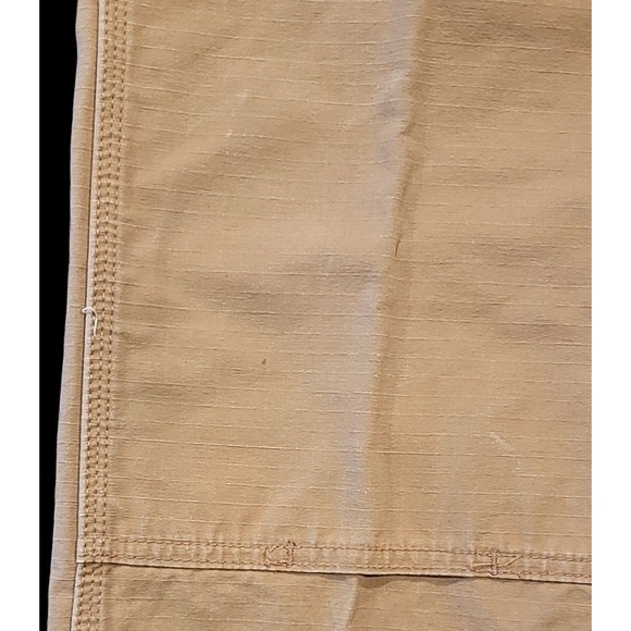 Wrangler Ripstop DOUBLE KNEE Workwear Cargo Pants 38x30 Tan Utility Carpenter - Picture 8 of 16